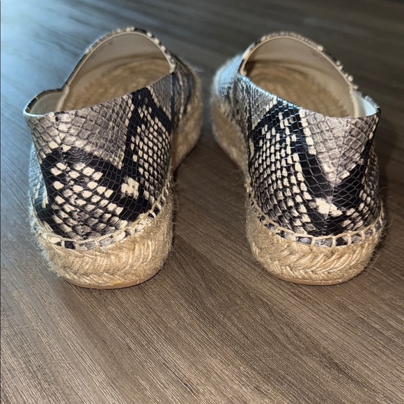 Snakeskin Espadrille Flats - Picture 4 of 4